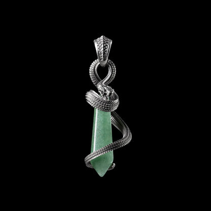 White Bronze Venoms Heart Pendant Only