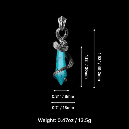 White Bronze Venoms Heart Pendant Parameter