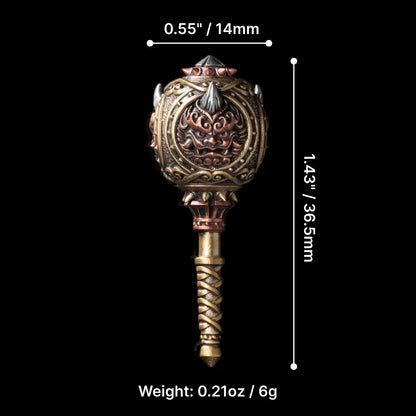 White Bronze With Brass With Copper Xiezhi War Hammer Parameter 01