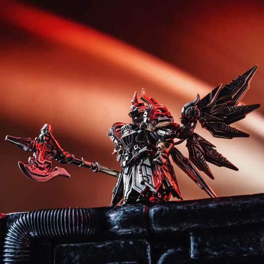 White Bronze With Bronze Mech Justicar Details 01