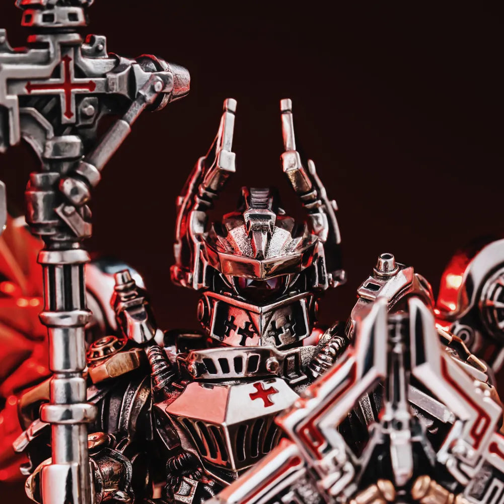 White Bronze With Bronze Mech Justicar Details 07