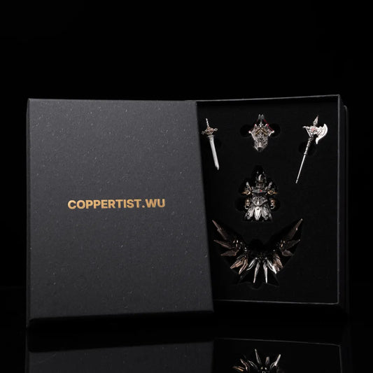 White Bronze With Bronze Mech Justicar Details 10