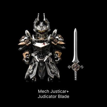White Bronze With Bronze Mech Justicar Details 11