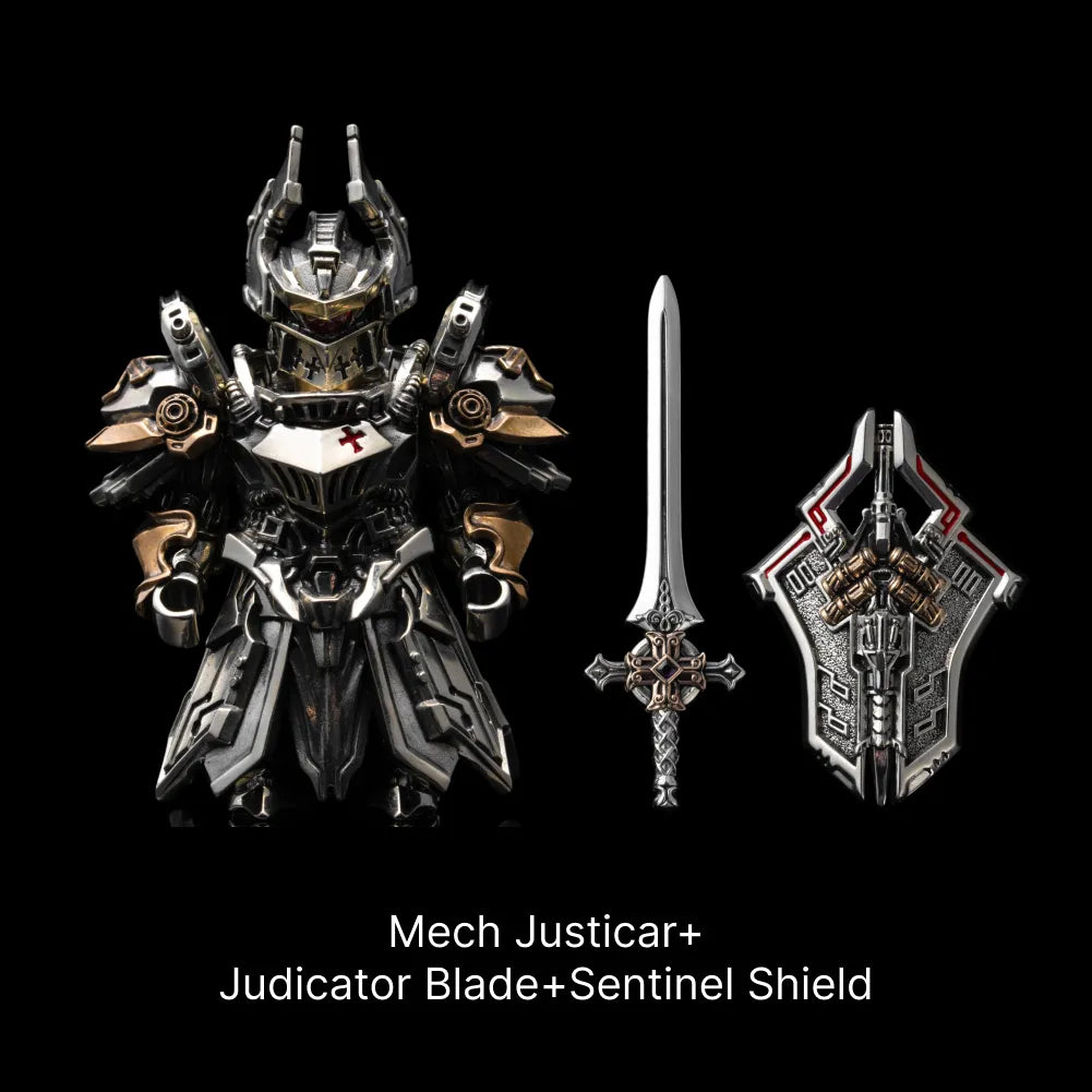 White Bronze With Bronze Mech Justicar Details 12