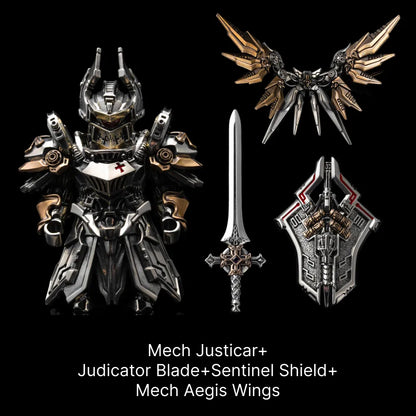White Bronze With Bronze Mech Justicar Details 13