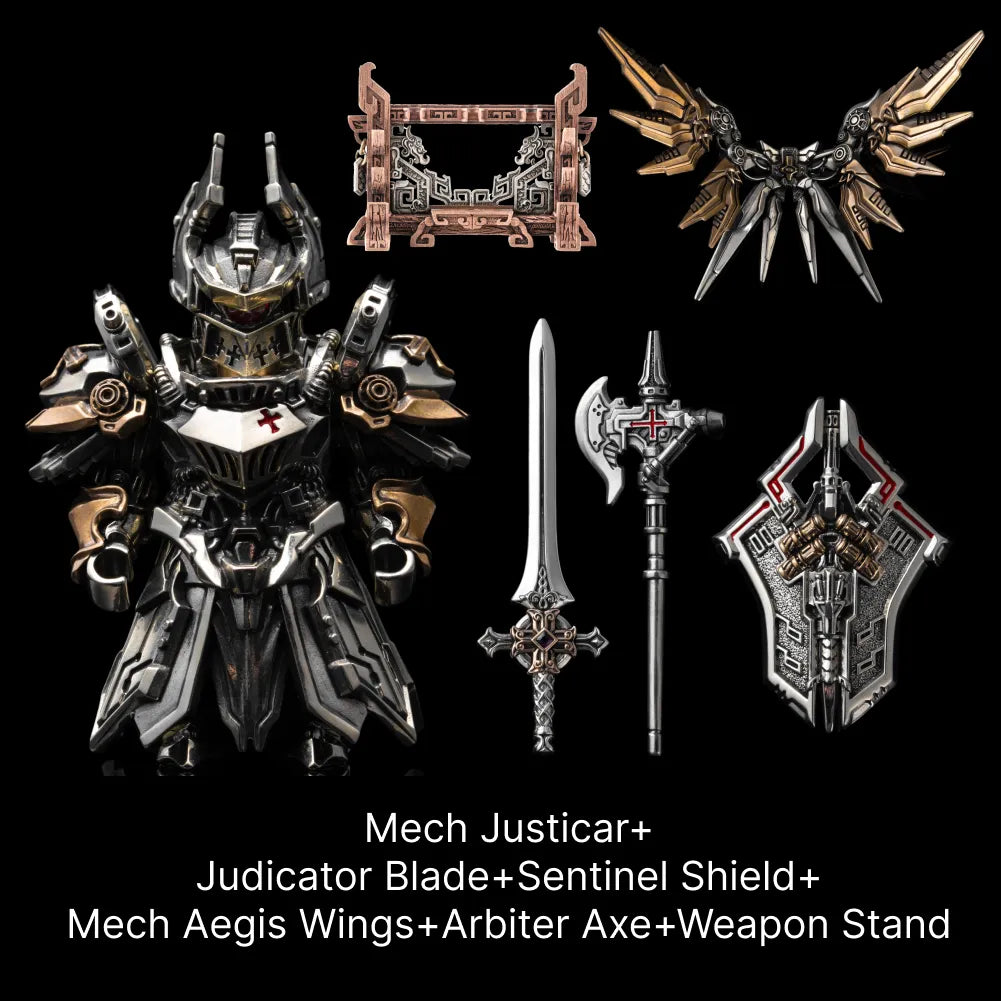 White Bronze With Bronze Mech Justicar Details 15