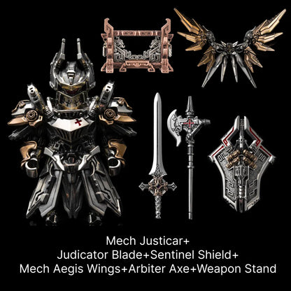 White Bronze With Bronze Mech Justicar Details 15