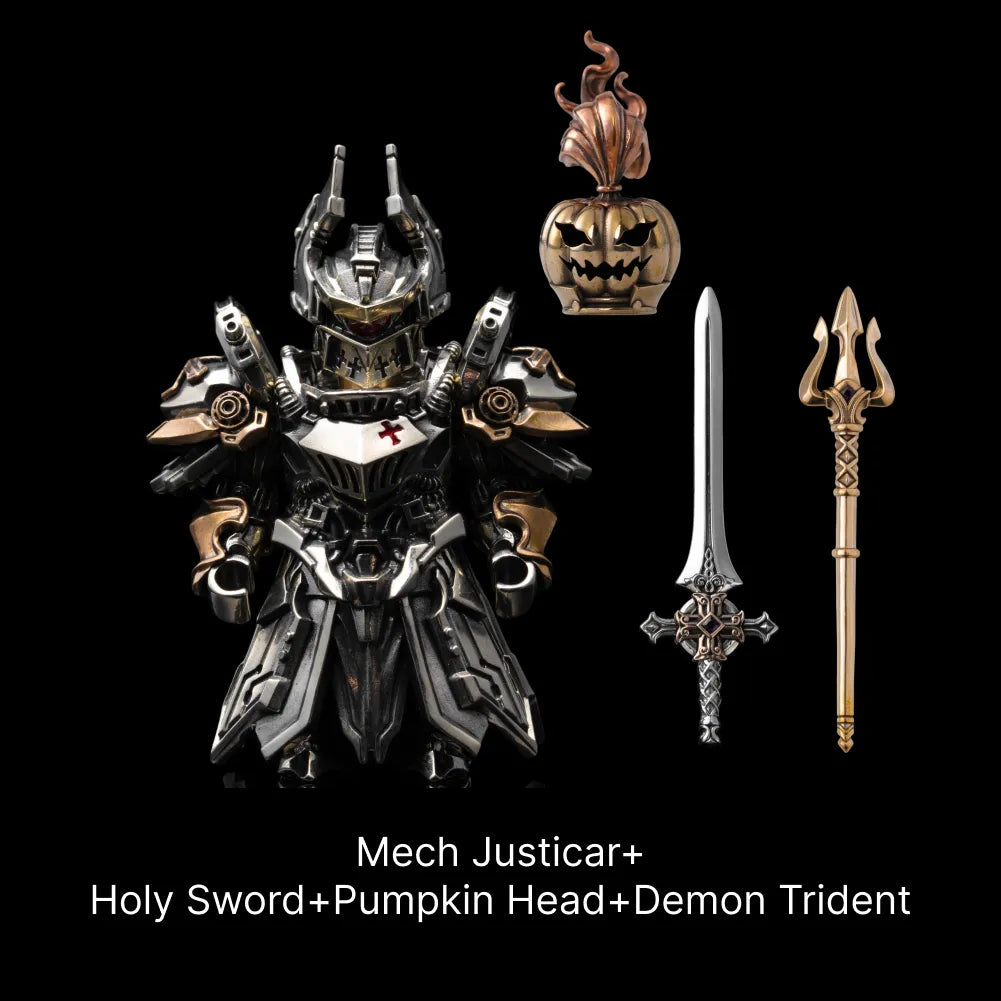 White Bronze With Bronze Mech Justicar Details 16