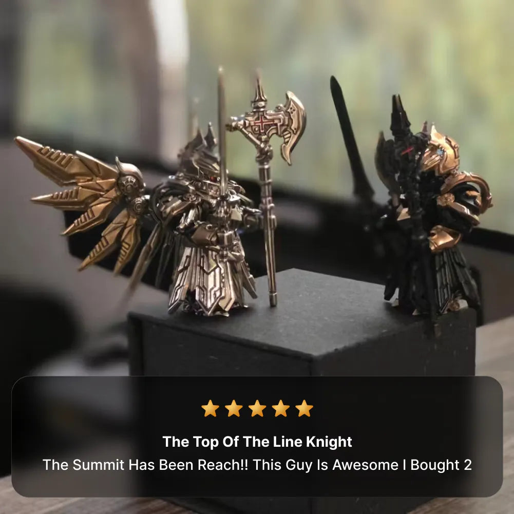 White Bronze With Bronze Mech Justicar Details 16