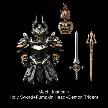 White Bronze With Bronze Mech Justicar Details 16