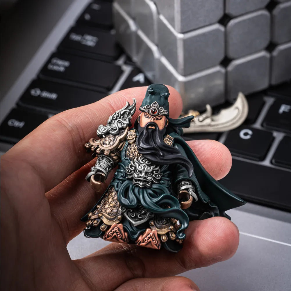 White Bronze With Copper With White Bronze Guan Yu Details 06