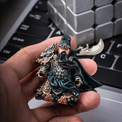 White Bronze With Copper With White Bronze Guan Yu Details 06