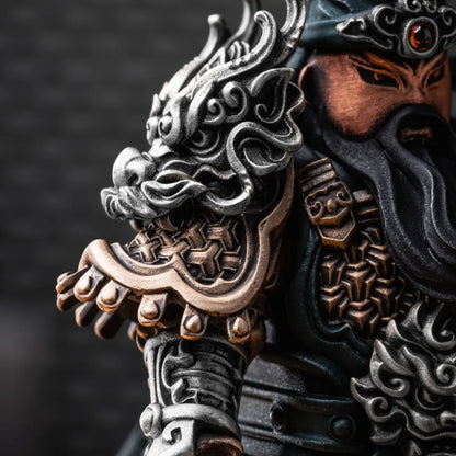 White Bronze With Copper With White Bronze Guan Yu Details 07