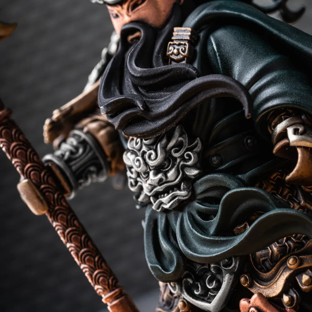 White Bronze With Copper With White Bronze Guan Yu Details 09