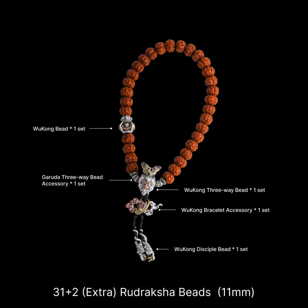 WuKong Three way Bead Rudraksha Beads Edition 33
