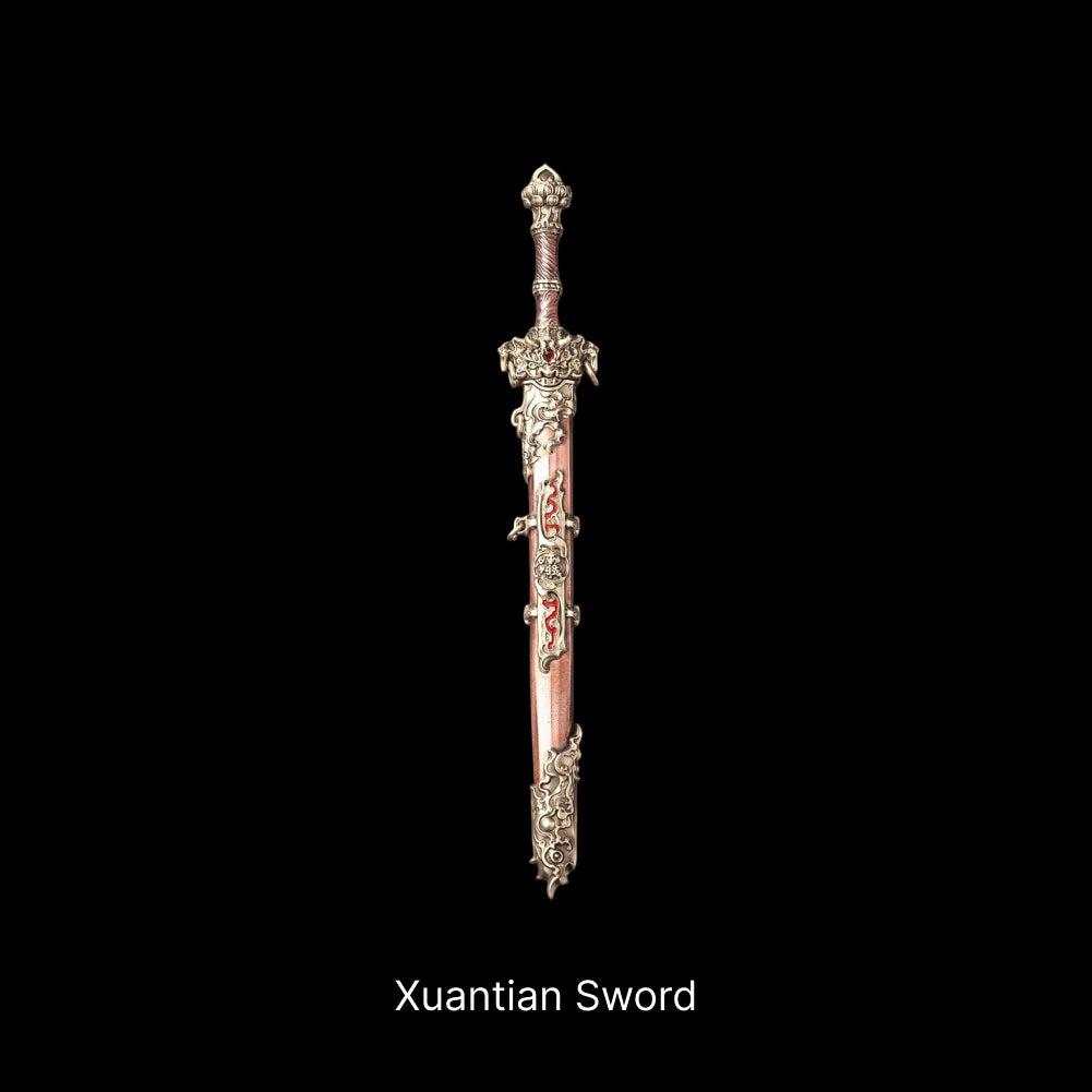 Xuantian Sword 14K Gold Copper Cinnabar Sword Only
