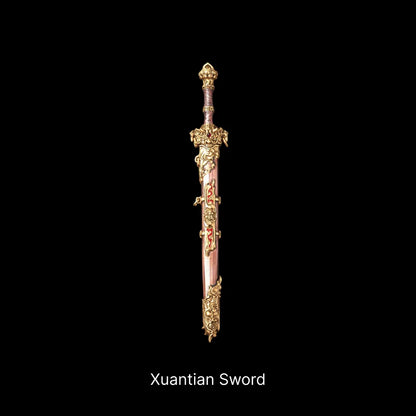 Xuantian Sword 18K Gold Copper Cinnabar Sword Only