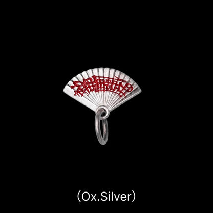 Zhong Kui Folding Fan Charm