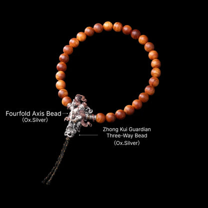 Zhong Kui Guardian Three-Way Bead