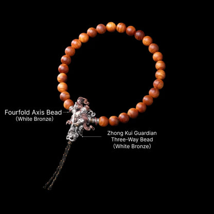 Zhong Kui Guardian Three-Way Bead