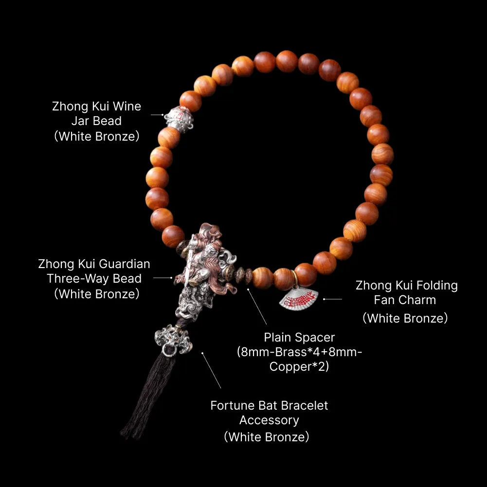 Zhong Kui Wine Jar Bead