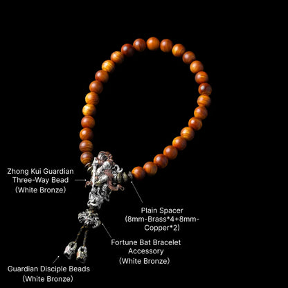Zhong Kui Guardian Three-Way Bead