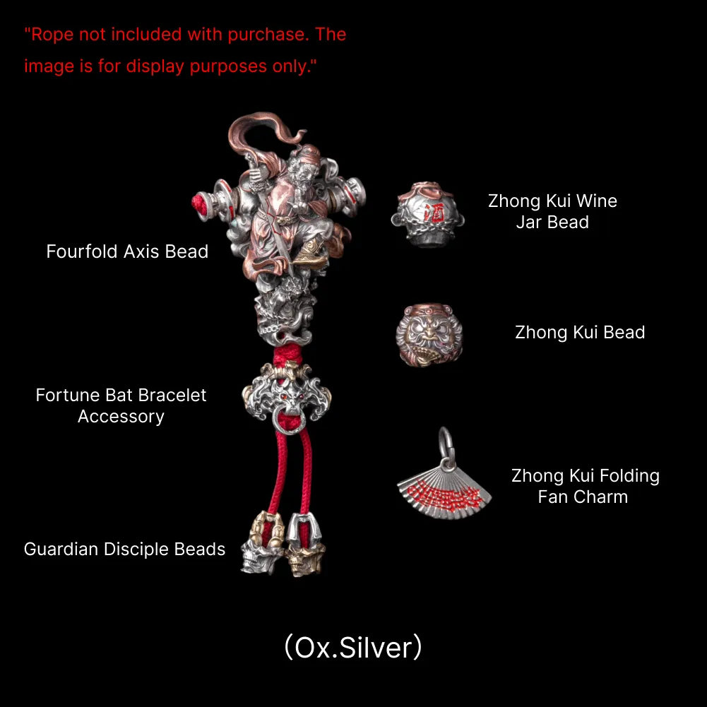Zhong Kui Guardian Three-Way Bead