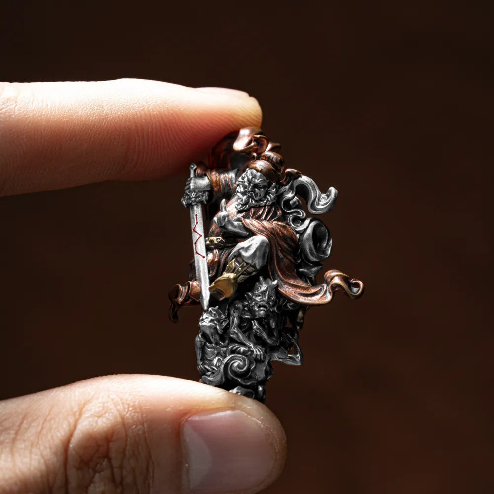Zhong Kui Guardian Three-Way Bead