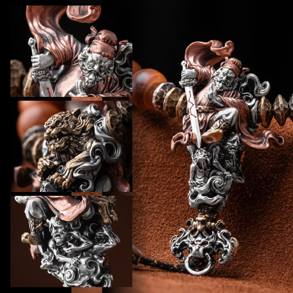 Zhong Kui Guardian Three-Way Bead