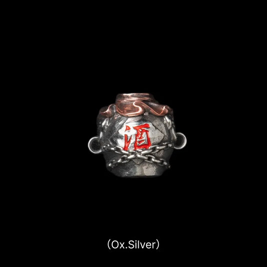 Zhong Kui Wine Jar Bead