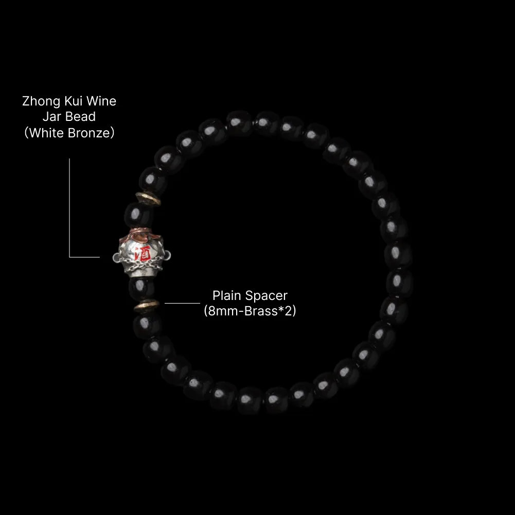 Zhong Kui Wine Jar Bead