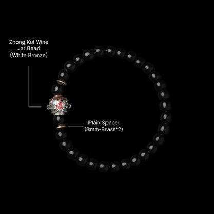 Zhong Kui Wine Jar Bead