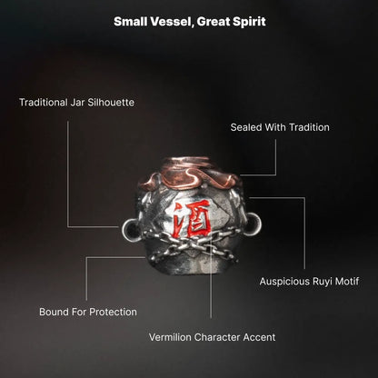 Zhong Kui Wine Jar Bead
