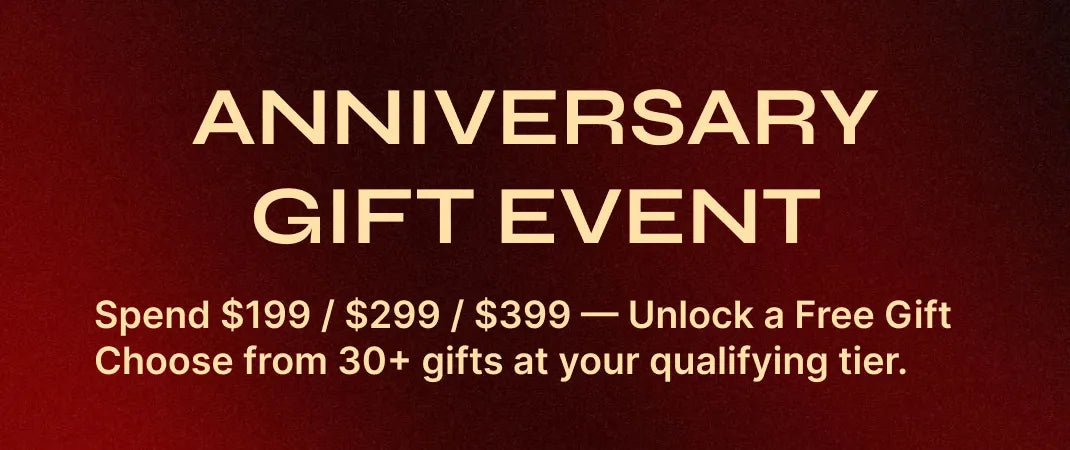 OUR ANNIVERSARY. YOUR GIFT. banner