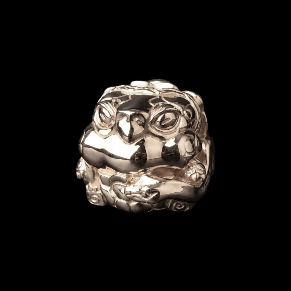 Black Tortoise Figurine – 14K Gold material SKU image