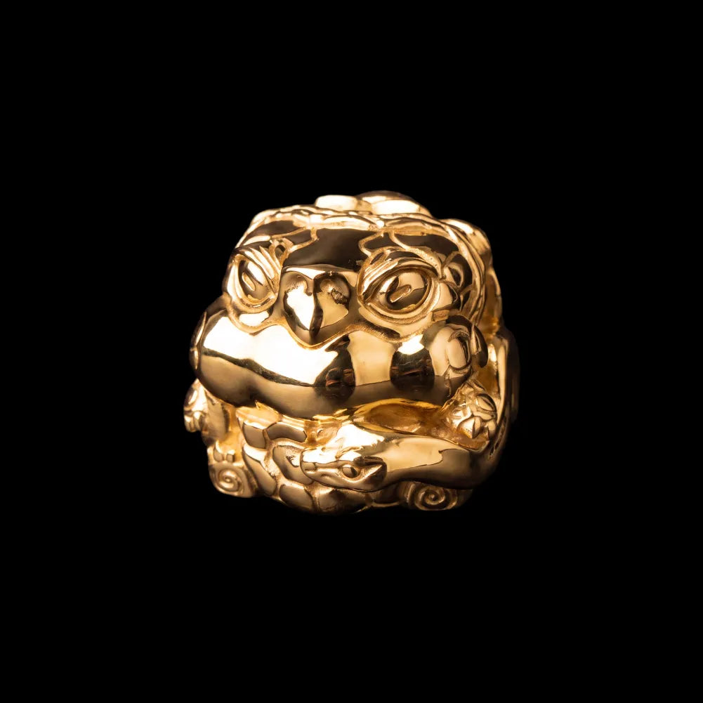 Black Tortoise Figurine – 24K Gold material SKU image