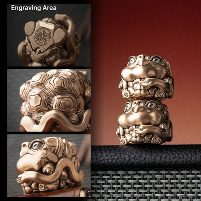 Black Tortoise Figurine – Xuanwu desk guardian, view 8