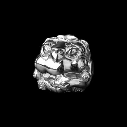 Black Tortoise Figurine – Silver material SKU image