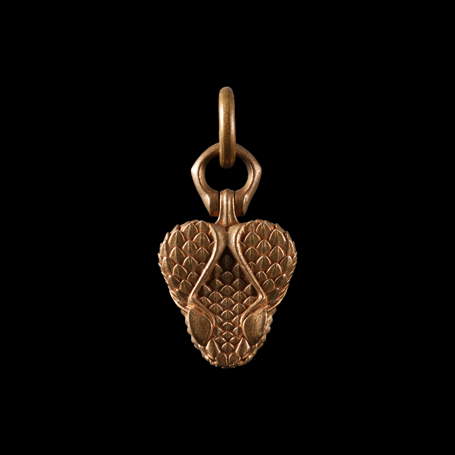 Rattlesnake Head Charm