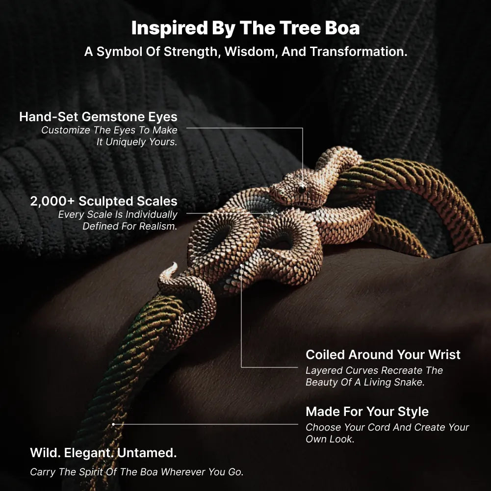 Tree Boa Rope Bracelet - image 02