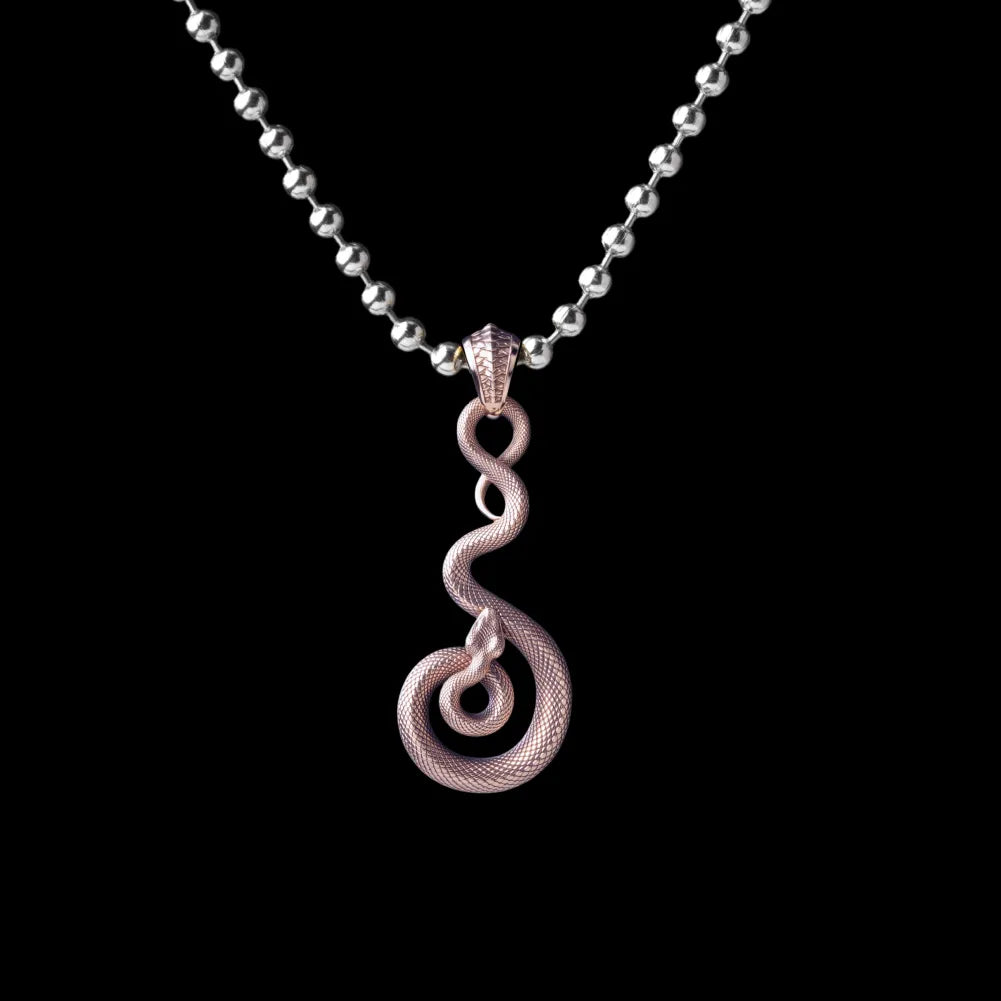 With Titanium Steel Ball Chain Necklace