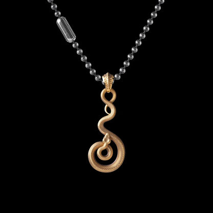With Silver Ball Chain Necklace
