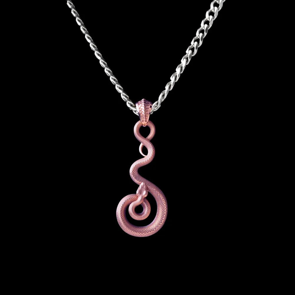 With Titanium Steel Chain Necklace