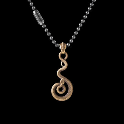With Silver Ball Chain Necklace