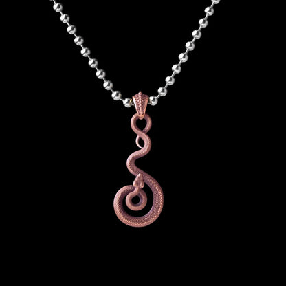 With Titanium Steel Ball Chain Necklace