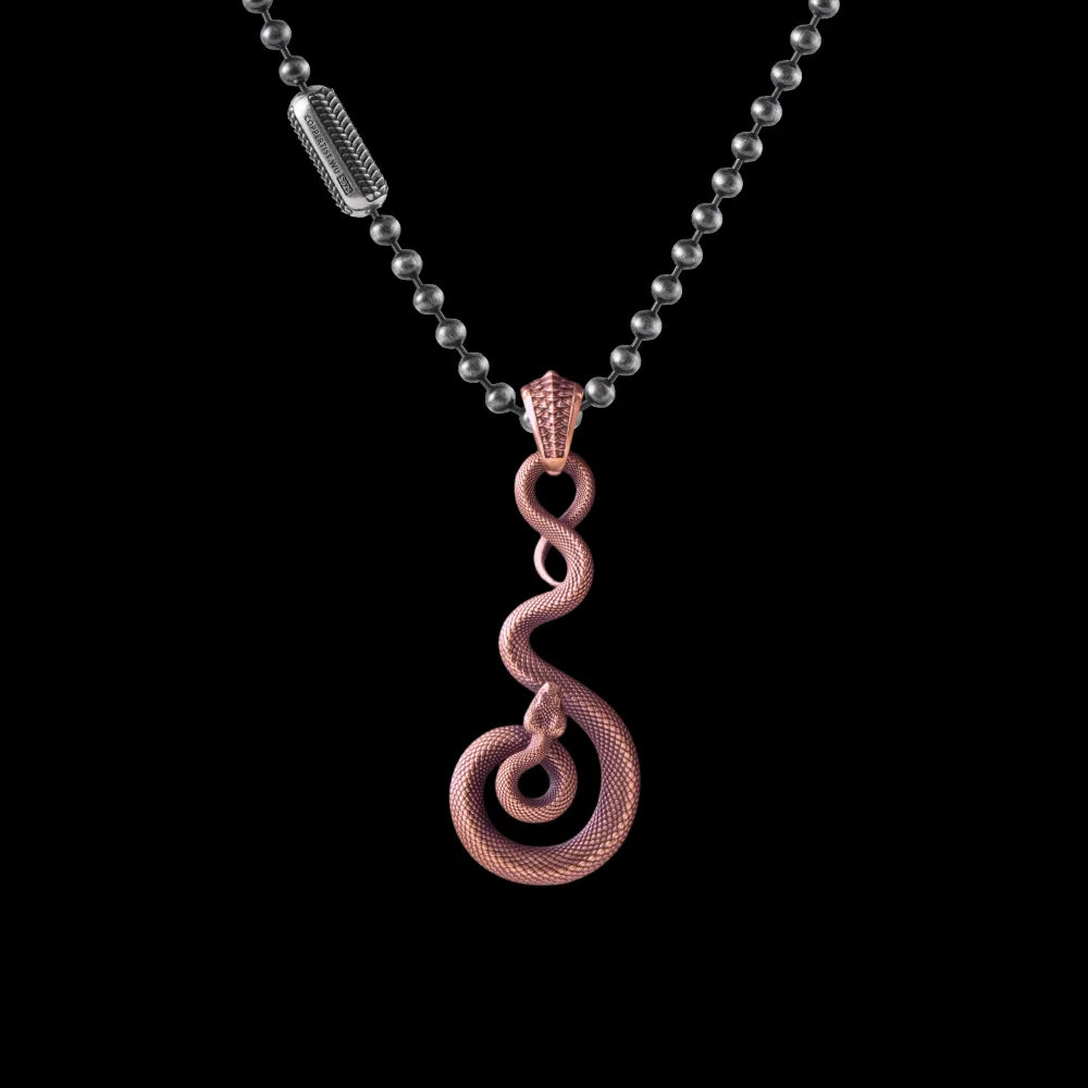 With Silver Ball Chain Necklace
