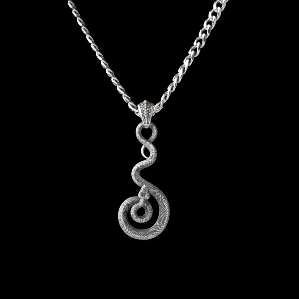 With Titanium Steel Chain Necklace