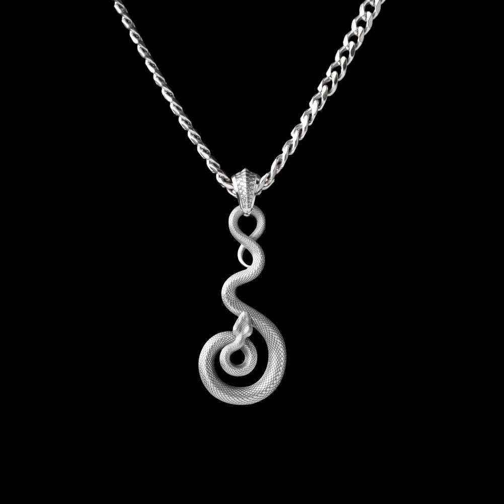 With Titanium Steel Chain Necklace