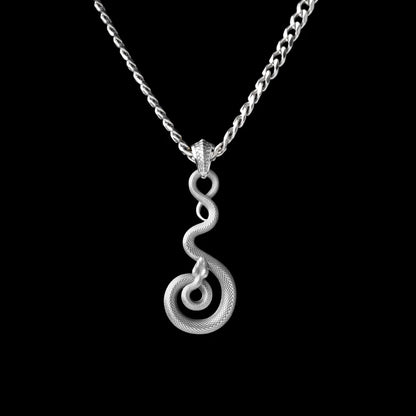 With Titanium Steel Chain Necklace