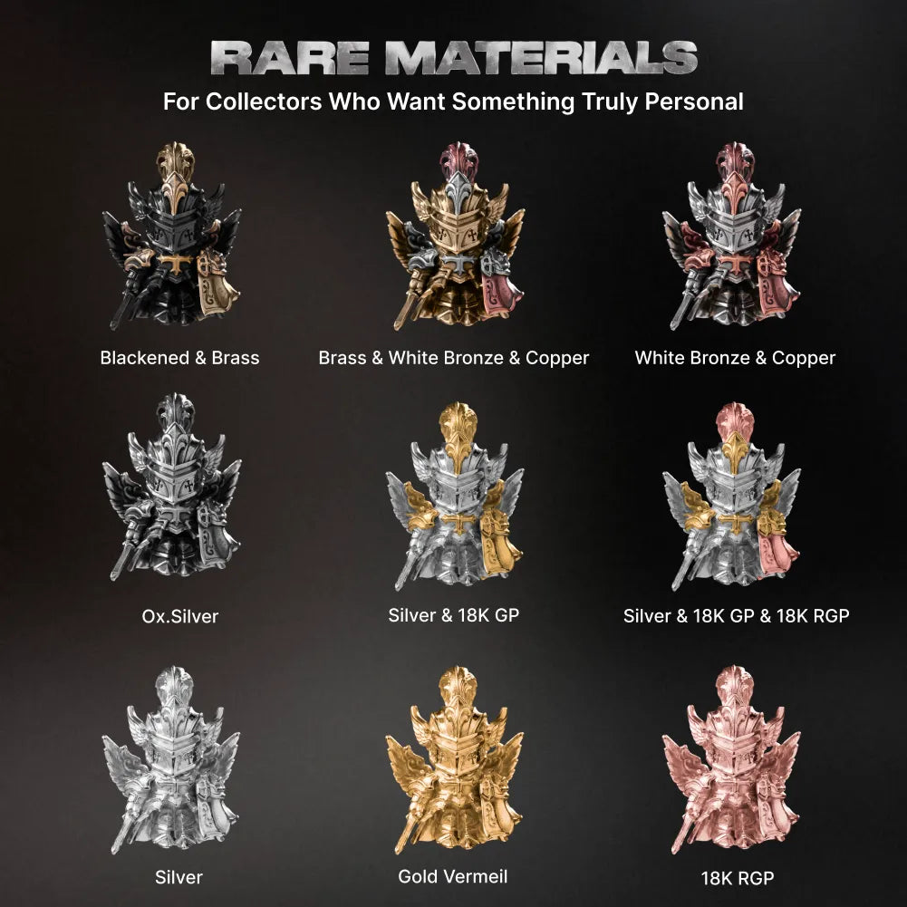 Crimson Templar pendant material and finish options